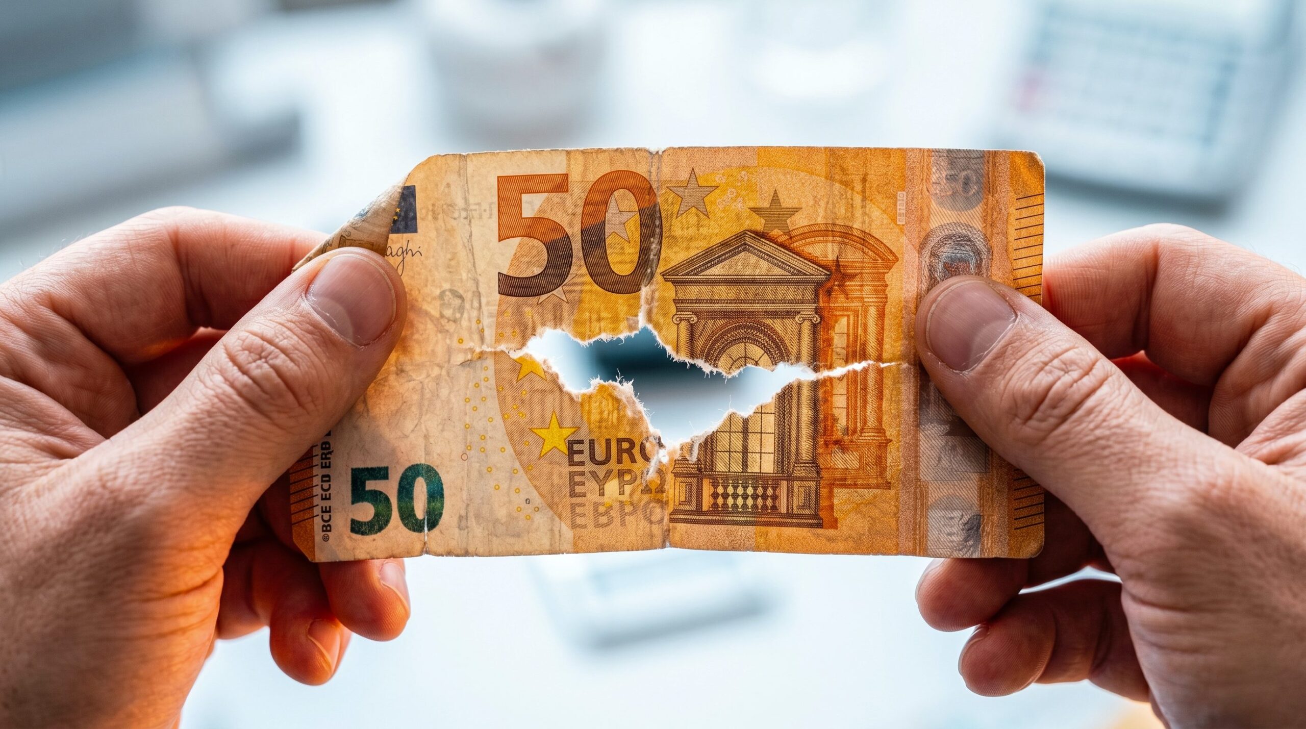 What to do with damaged euro banknotes or coins: the Bank of Italy can replace them