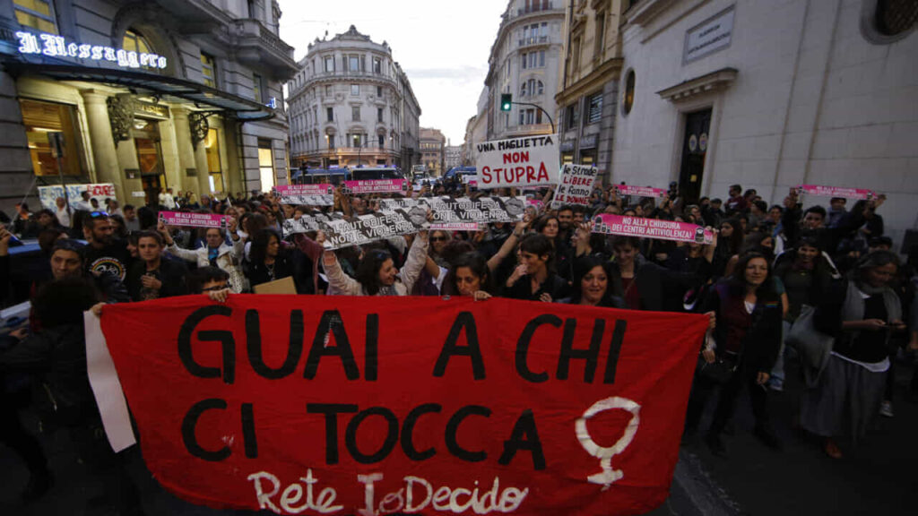 The government fines those who express dissent, under the guise of safety