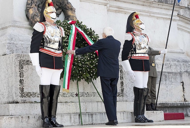 Laying of the laurel wreath (credits Quirinale.it)