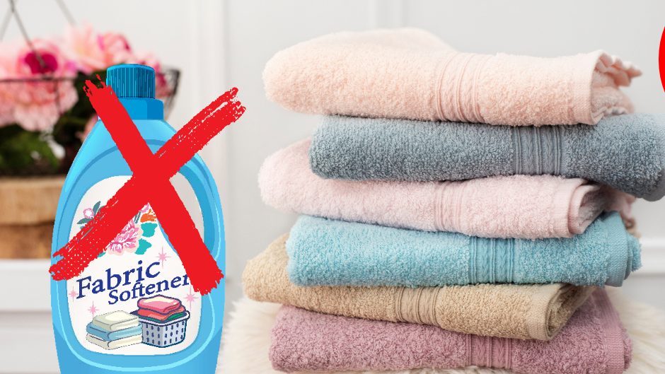 Washing towels with fabric softener should be avoided because it reduces their absorbency: studies