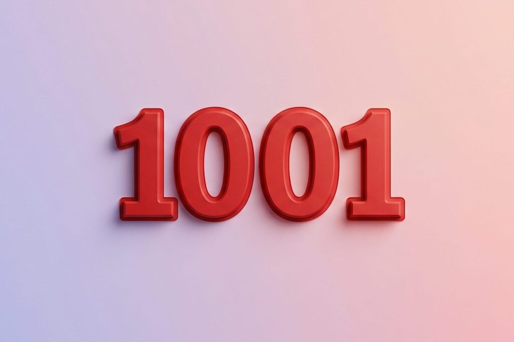 The mathematical magic of the number 1001 which makes numbers double