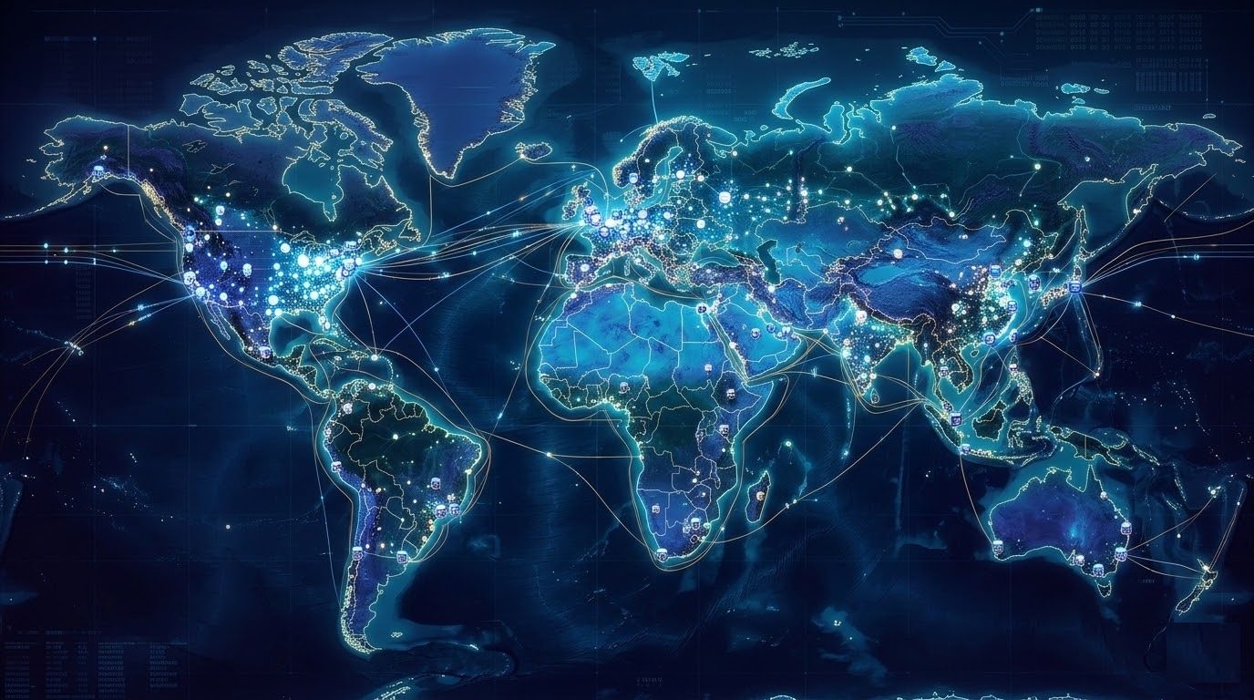 Which countries have the most data centers: Italy is in 10th place with 209 structures