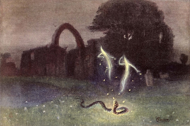will-o'-the-wisps painted history