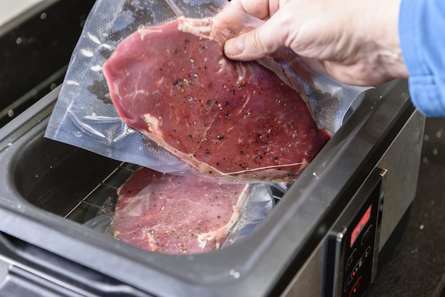 vacuum-packed meat