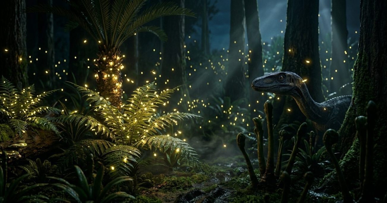 The firefly discovered in Burmese amber 99 million years ago: it illuminated the nights of the dinosaurs
