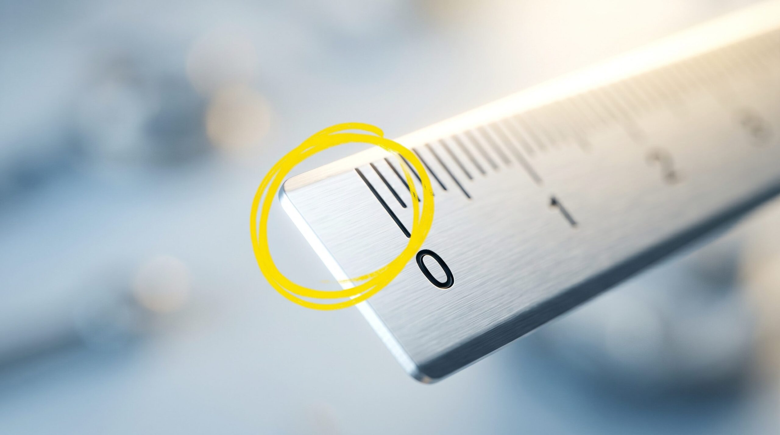 Because rulers have a blank space before the 0: it is used to be more precise