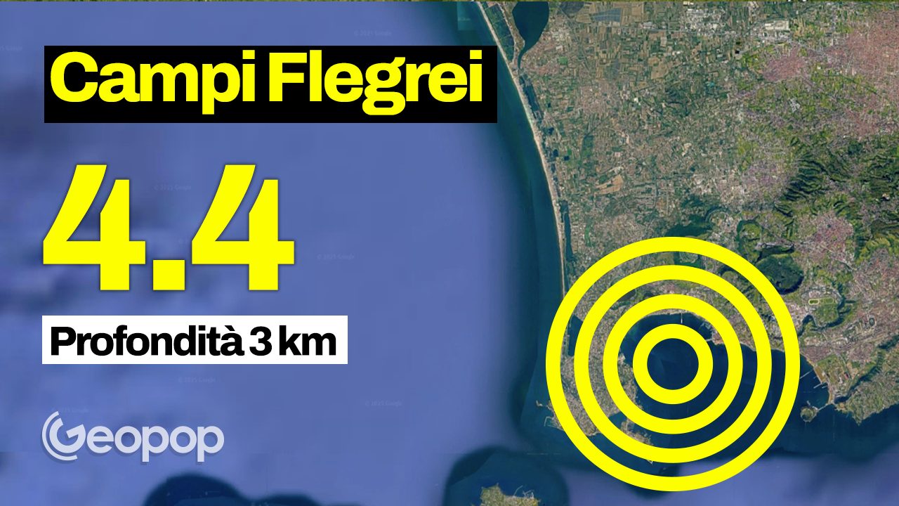 Earthquake in the Campi Flegrei of magnitude 4.4, shock felt in Naples: an earthquake swarm is underway