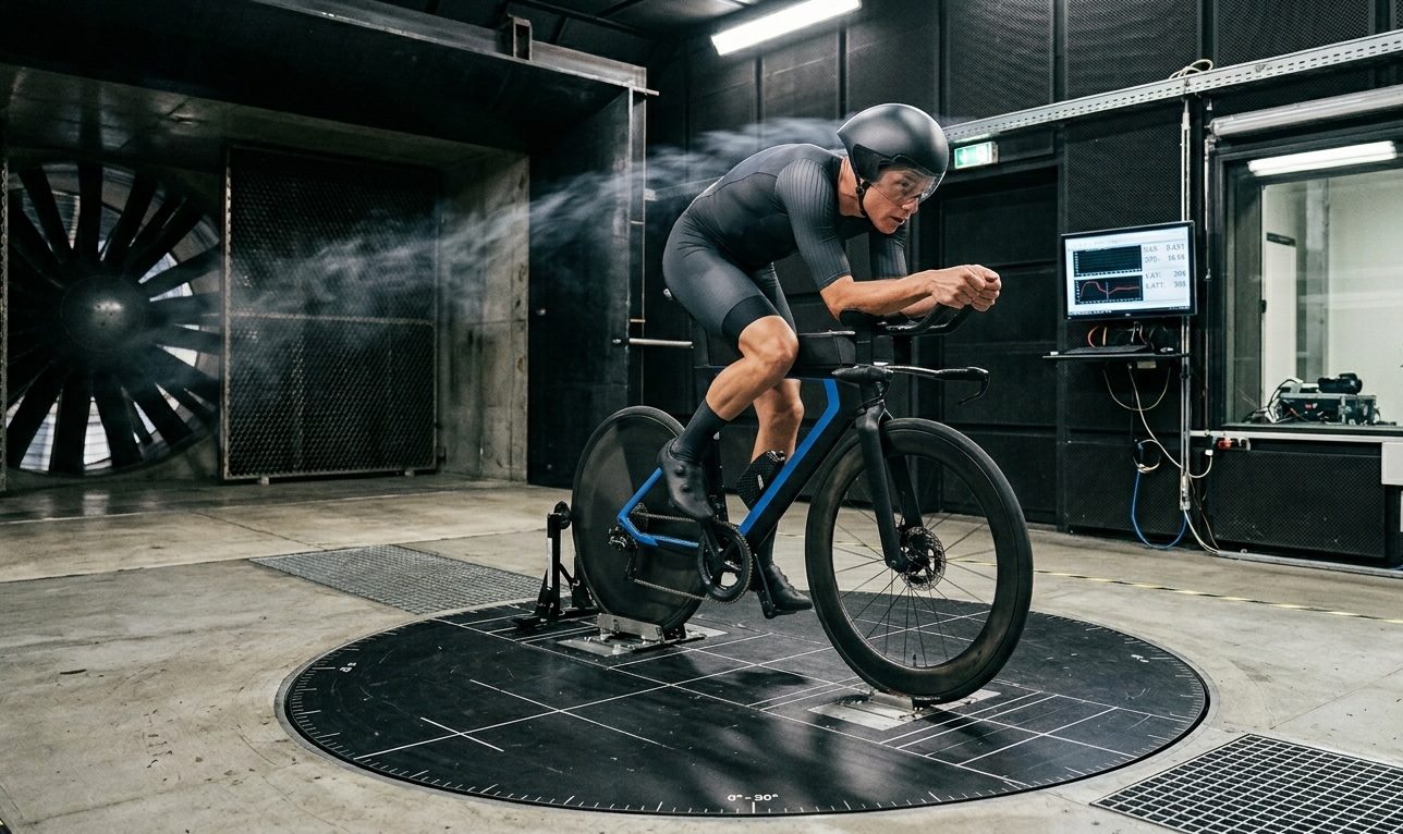 The riding position is worth more than muscles against air resistance: the aerodynamics of cycling