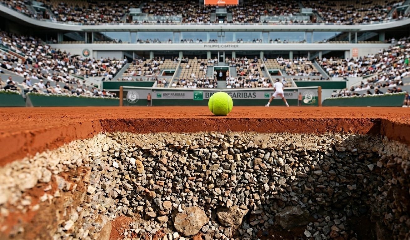 Red clay is not (just) clay: how tennis changes on the Roland Garros courts