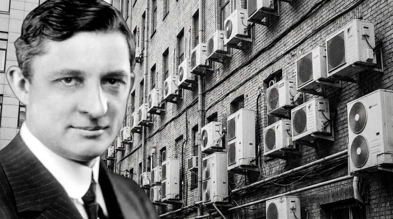 Air conditioning was not born to cool people: the brilliant invention of Willis Carrier