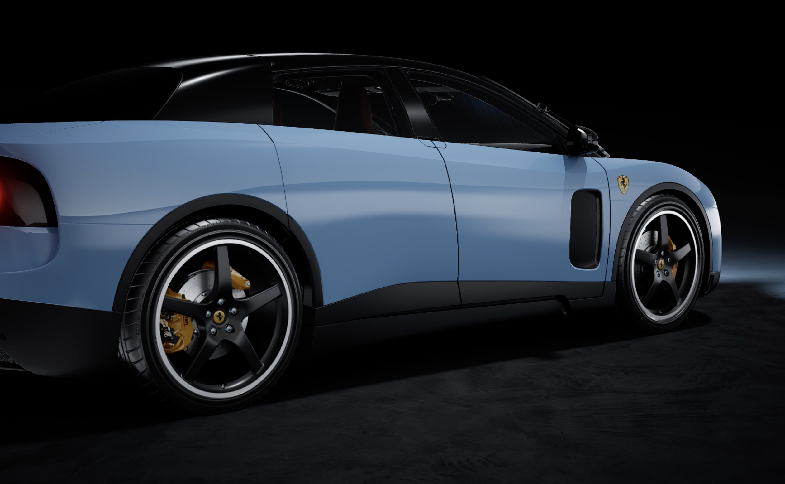The 2026 Ferrari Luce rims (Ferrari photo) The 2026 Ferrari Luce rims (Ferrari photo)
