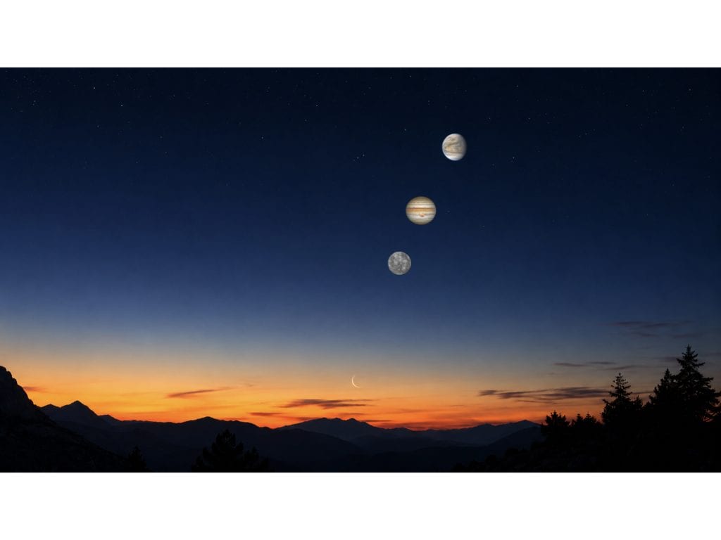 June 2026 sky, planetary alignments, celestial kisses and "Strawberry Micromoon" are coming