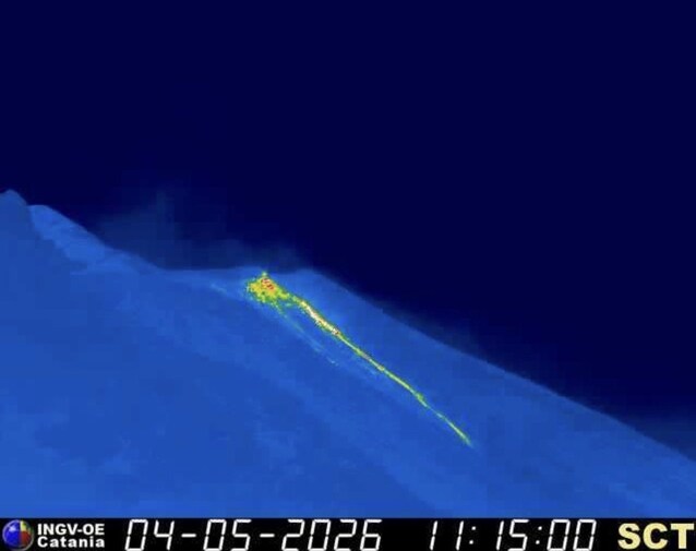 Stromboli eruption May 4th