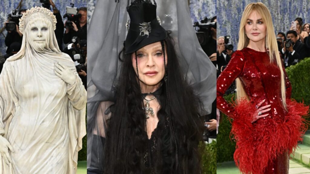 "Met Gala"the report cards for the looks: Nicole Kidman at the top (10), Madonna failed (3), Heidi Klum statue (4)