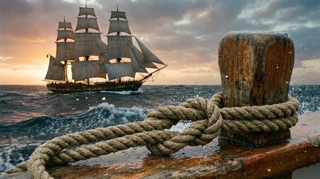 Because the speed of ships is measured in knots and how many km/h they correspond to