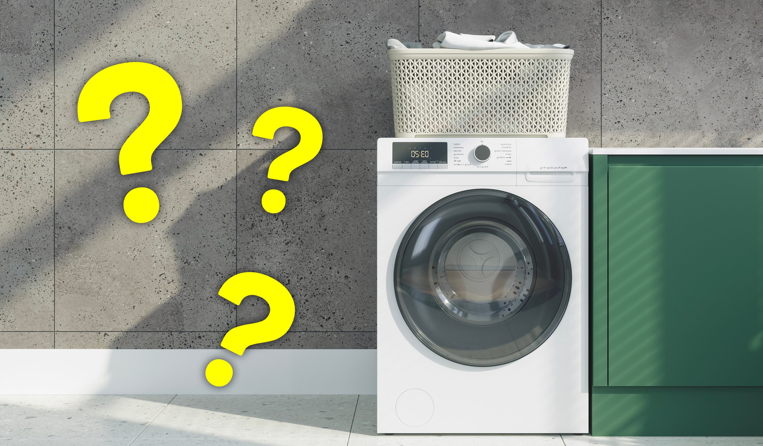 How the washing machine works: compartments and washing programs of the machine that has changed homes