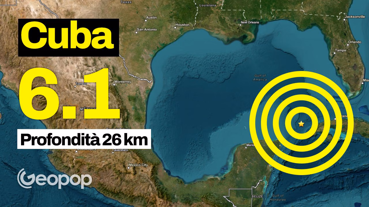 Earthquake in Cuba of magnitude 6.1: it is the strongest ever recorded in almost 150 years