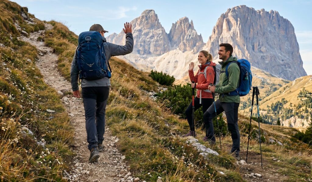Why we say goodbye in the mountains: a question of solidarity, but also of safety