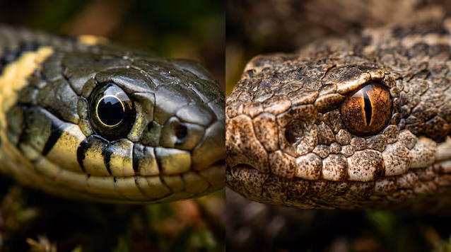 eyes snakes vipers