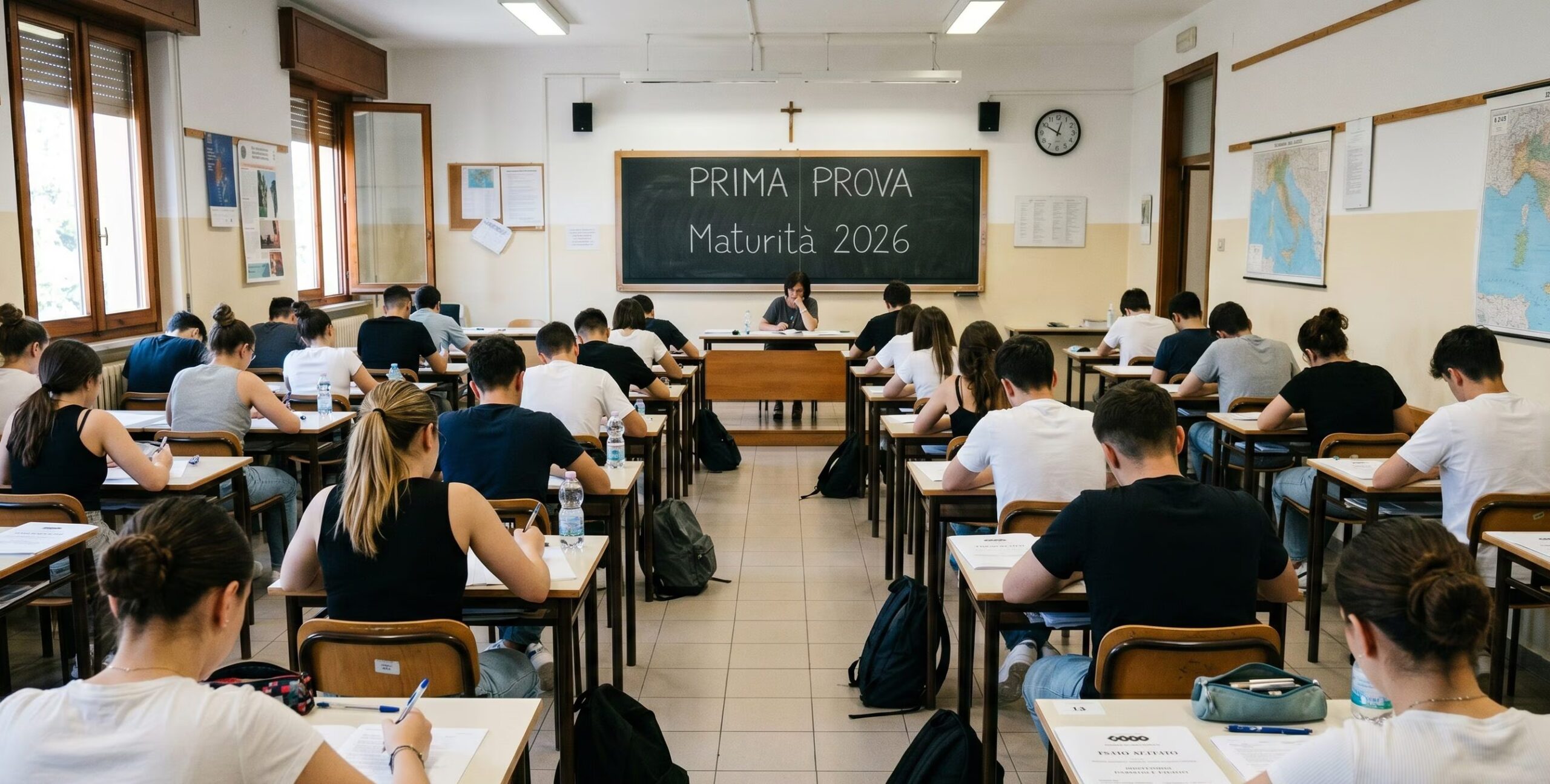 Maturità 2026, the traces of the first Italian test: from the Constituent Assembly to Pavese and Brancati, the topics released