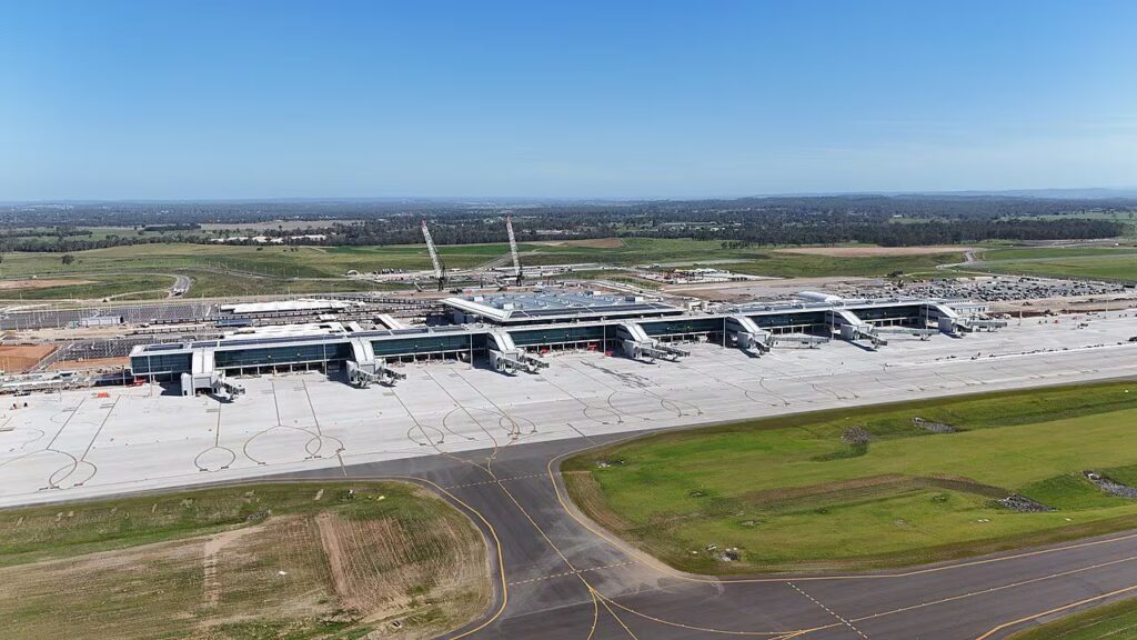 Sydney's new 1,780-hectare mega international airport will open in October: a record-breaking project