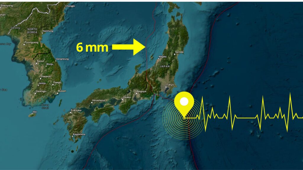 The 2011 earthquake moved the whole of Japan 6 mm eastward: a new study discovers the cause