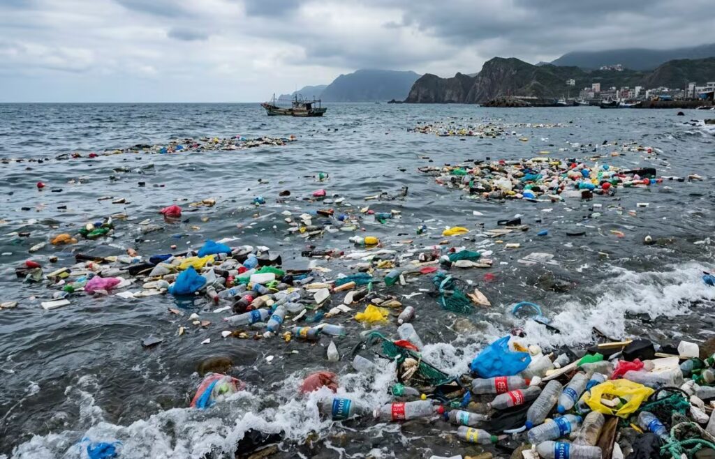 Because global warming and microplastics have increased sea levels by 4.3mm/year
