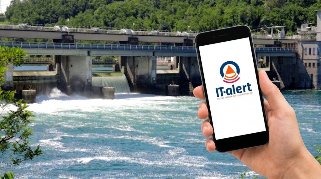 IT-Alert test in Lombardy and Piedmont on 25 June due to the collapse of large dams: time and place where it will sound