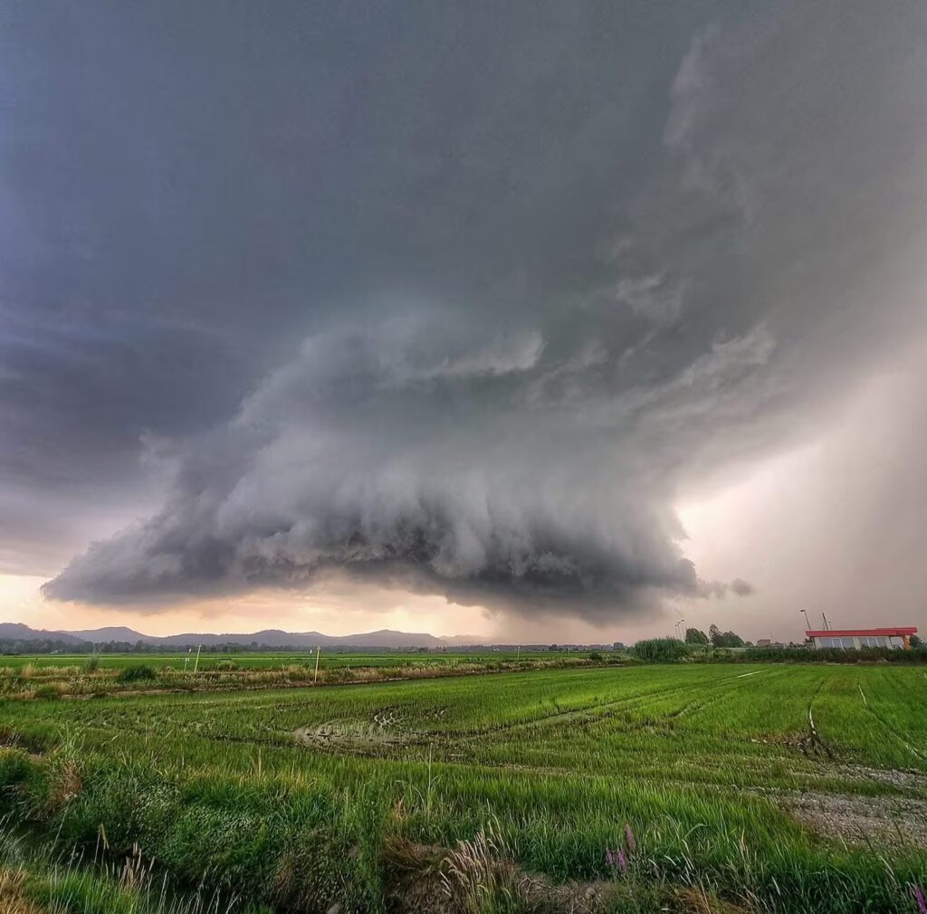 Because in Italy there are thunderstorms like in the tropics and increasingly violent phenomena: it's the intense heat
