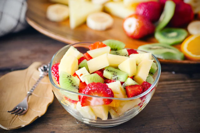 prevent the fruit salad from blackening