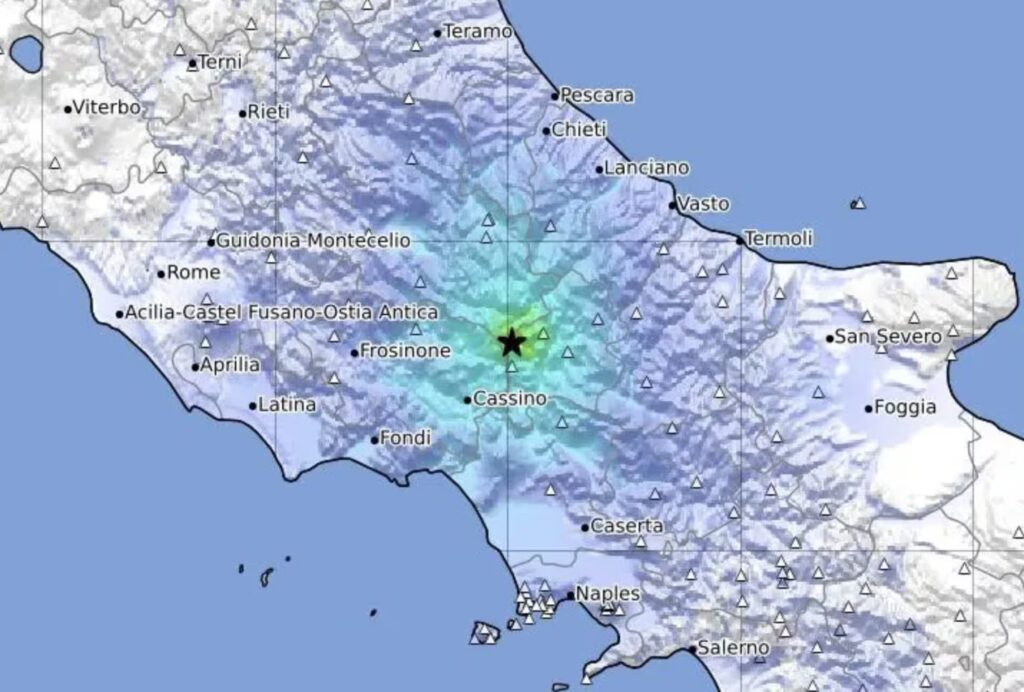 Earthquake in Molise of magnitude 4.1, shock felt as far as Lazio, Abruzzo and Campania