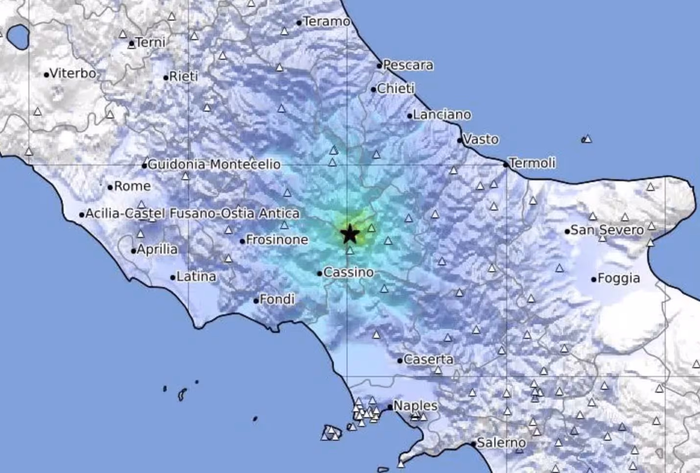 Earthquake in Molise of magnitude 4.1, shock felt as far as Lazio, Abruzzo and Campania