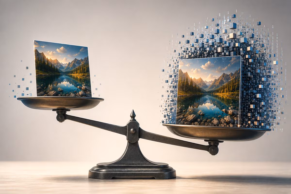 Why a photo can weigh 300 KB or 30 MB: the differences between JPEG, PNG, WebP, HEIF and RAW
