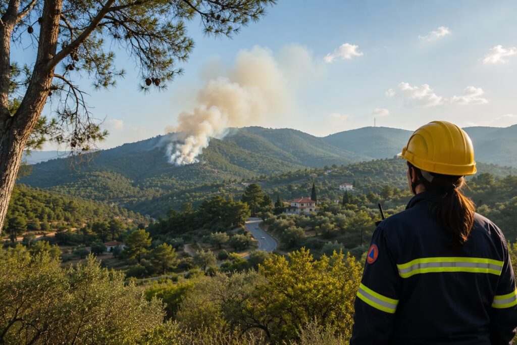 What to do if you find yourself in a forest fire: who to call and how to protect yourself from smoke and flames