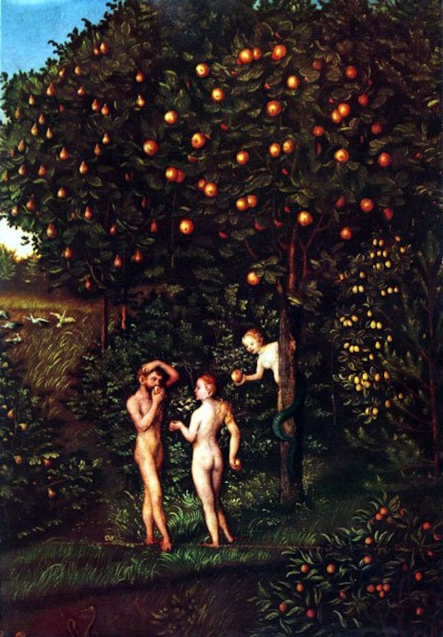 Tree of Knowledge by Lucas Cranach the Elder