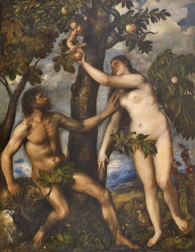 Adam and Eve by Titian