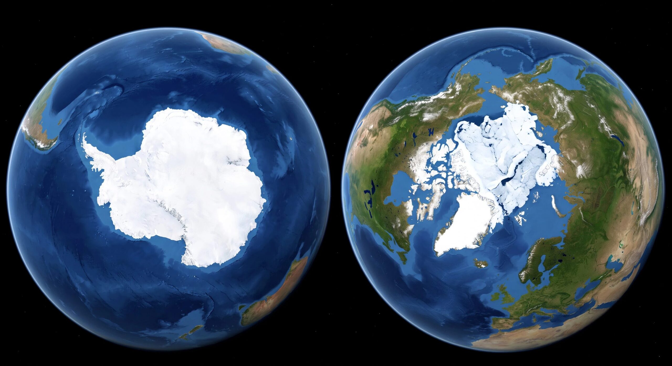 Now we know why the Antarctic ice sheet formed before the Arctic ice sheet: the role of mountains