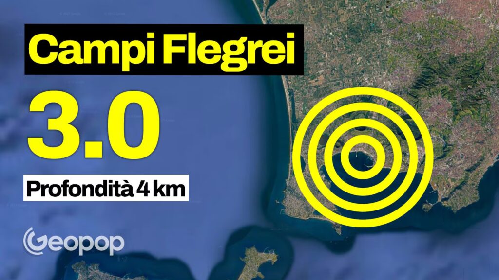 Earthquake at the Campi Flegrei of magnitude 3.0 in the night: new shock felt in Pozzuoli and Naples
