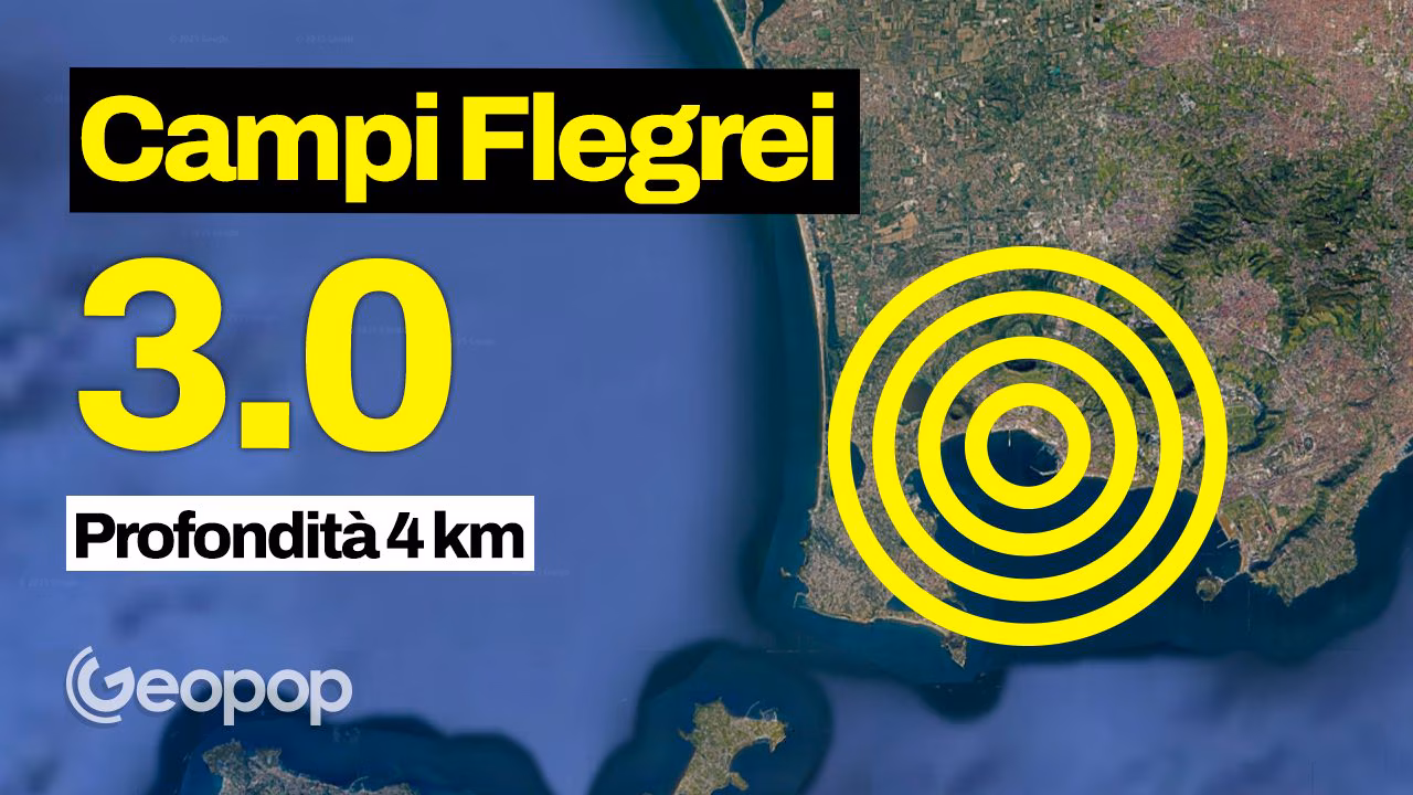 Earthquake at the Campi Flegrei of magnitude 3.0 in the night: new shock felt in Pozzuoli and Naples