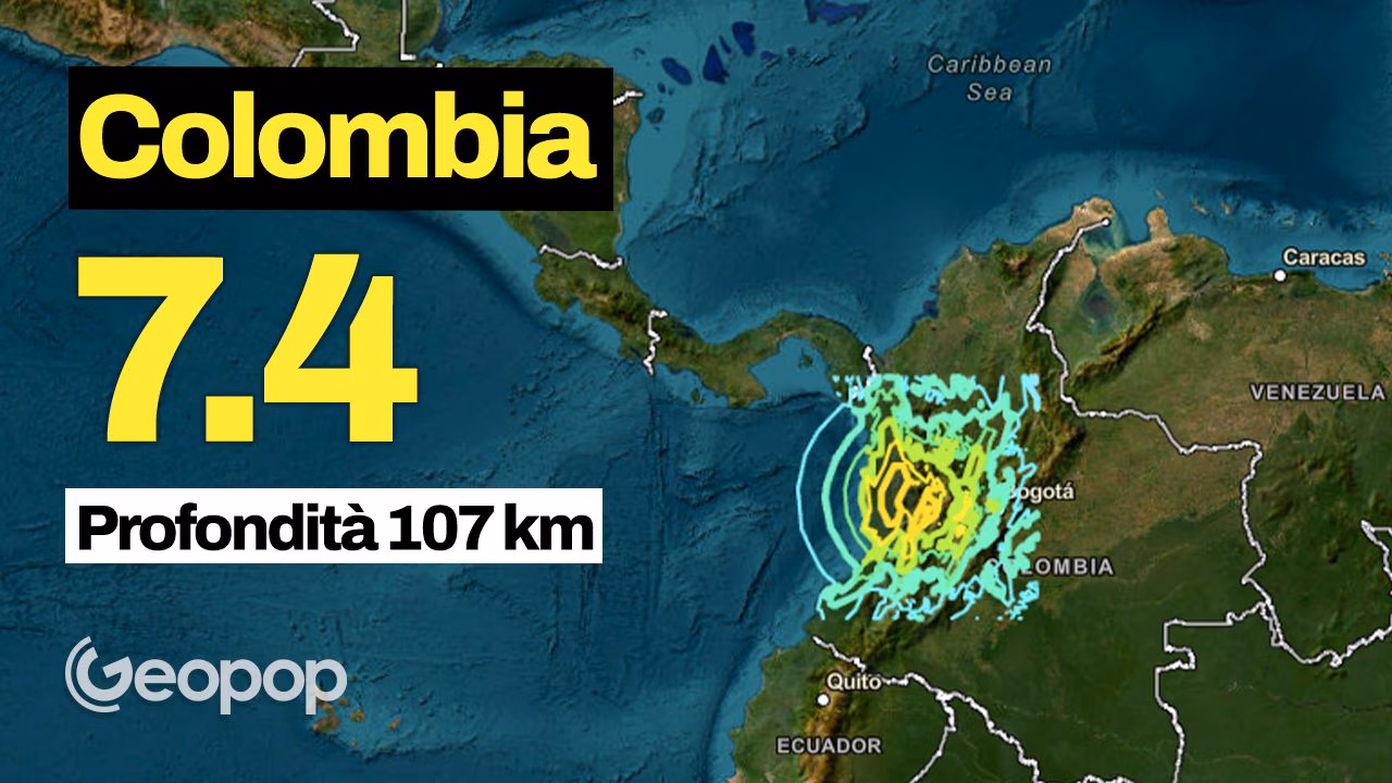 Earthquake in Colombia of magnitude 7.4, shock in San José del Palmar: buildings collapsed and injured