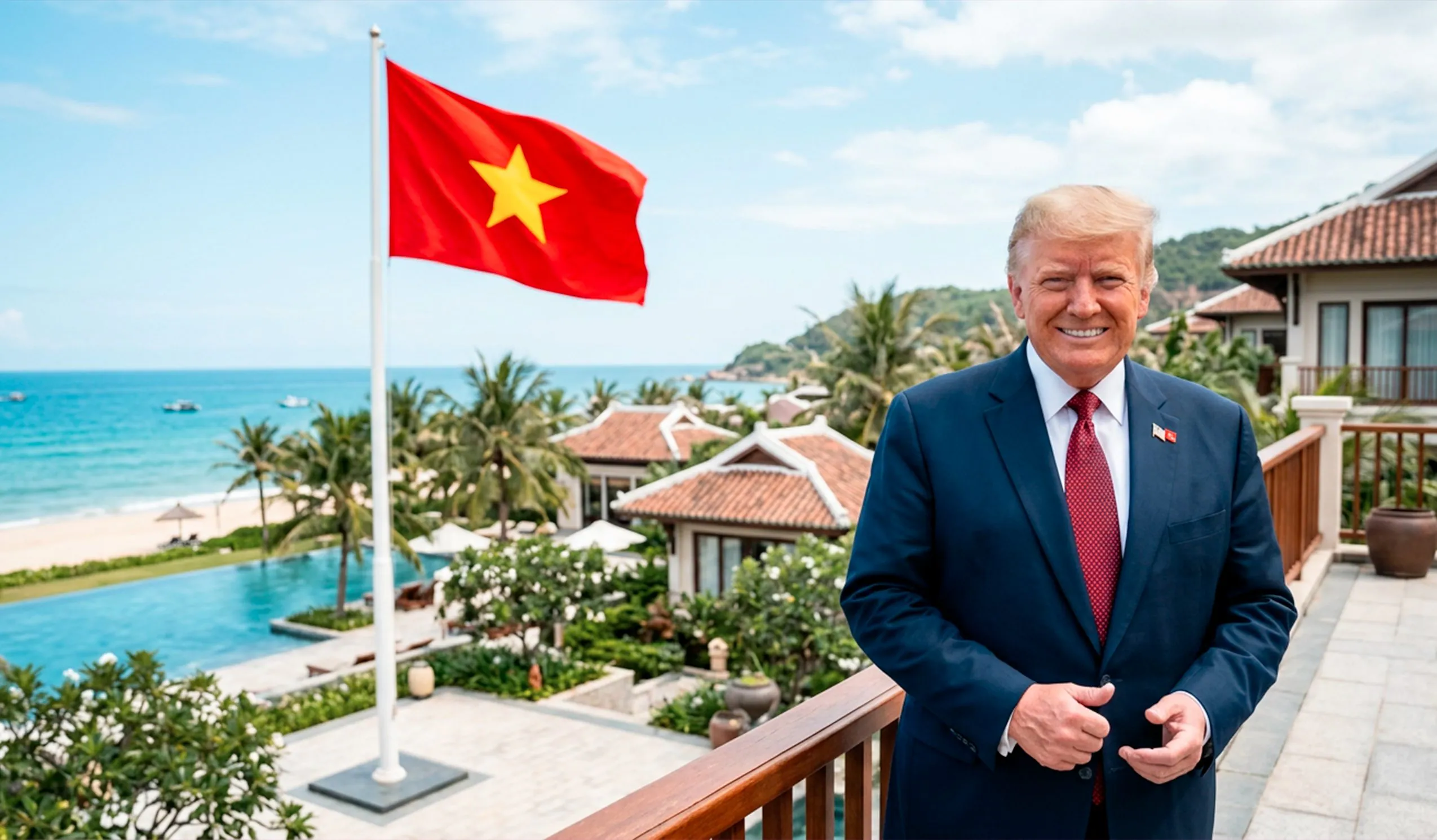 Trump's 1.5 billion dollar maxi-resort on a cemetery in Vietnam: project and criticism for expropriations