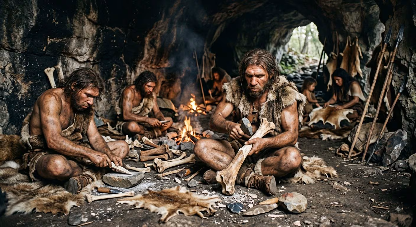 Animal bones used as tools dating back about 100,000 years have been discovered at a Neanderthal site in Romania