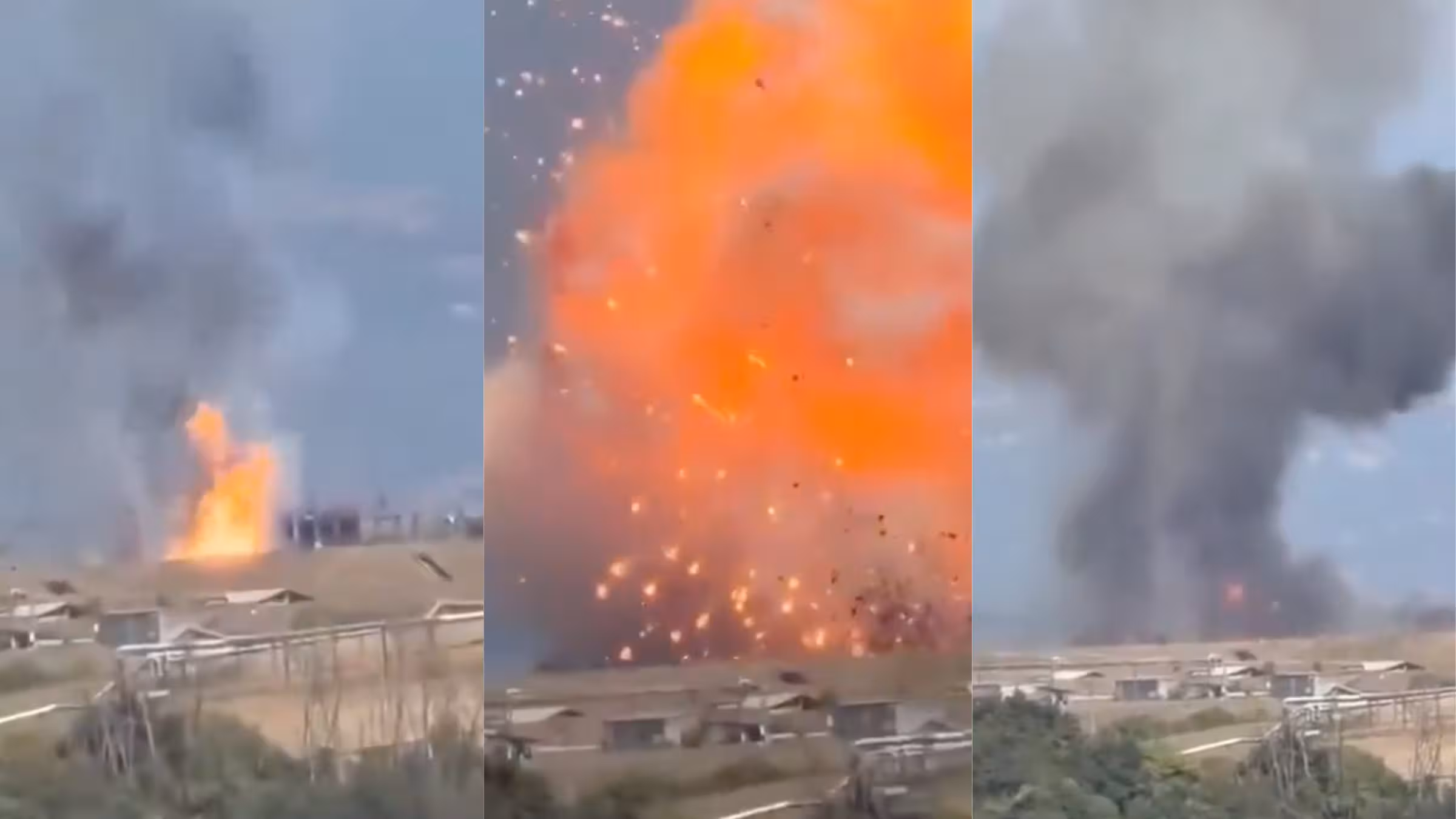 Explosion in Colleferro, Rome, in a plant that produces ammunition and fuel