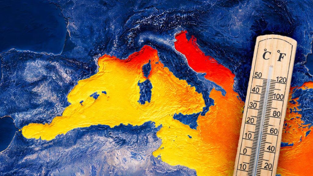 The sea in Italy is 1° warmer than 25 years ago: data on Mediterranean temperatures