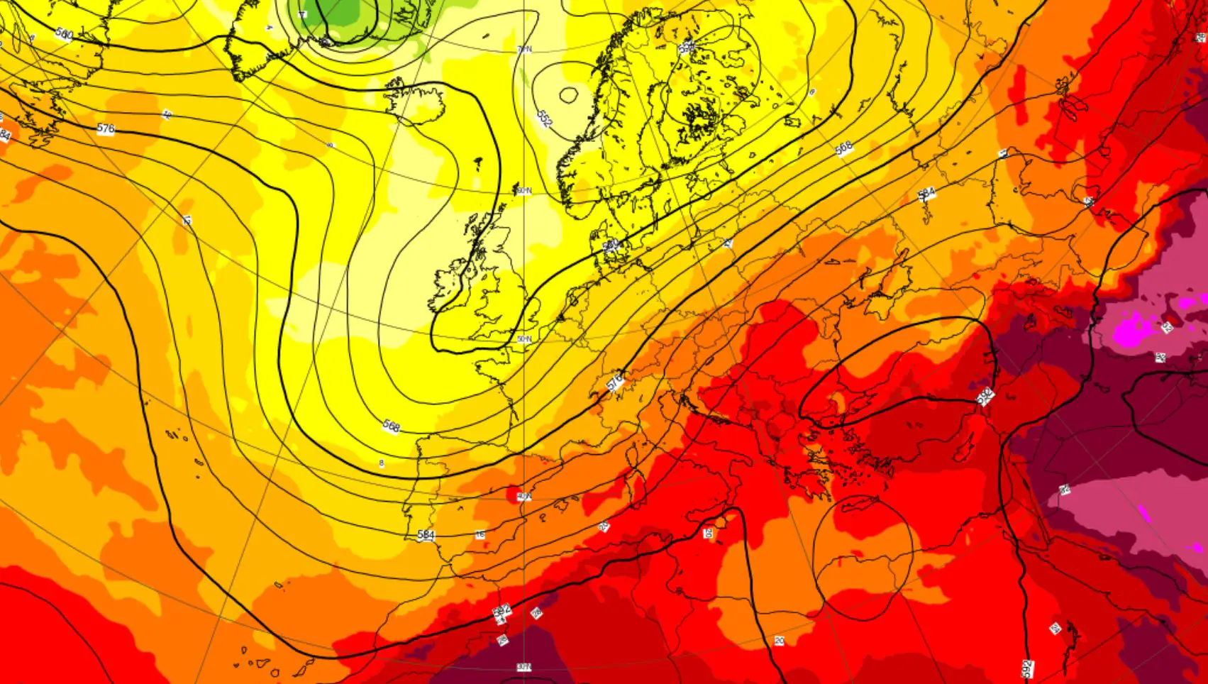 Yellow weather warning in the North after the heat waves: strong storms in the North from Thursday, hot in the South