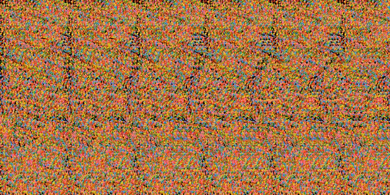 How to see stereograms by looking beyond the image: from the easiest to the most difficult