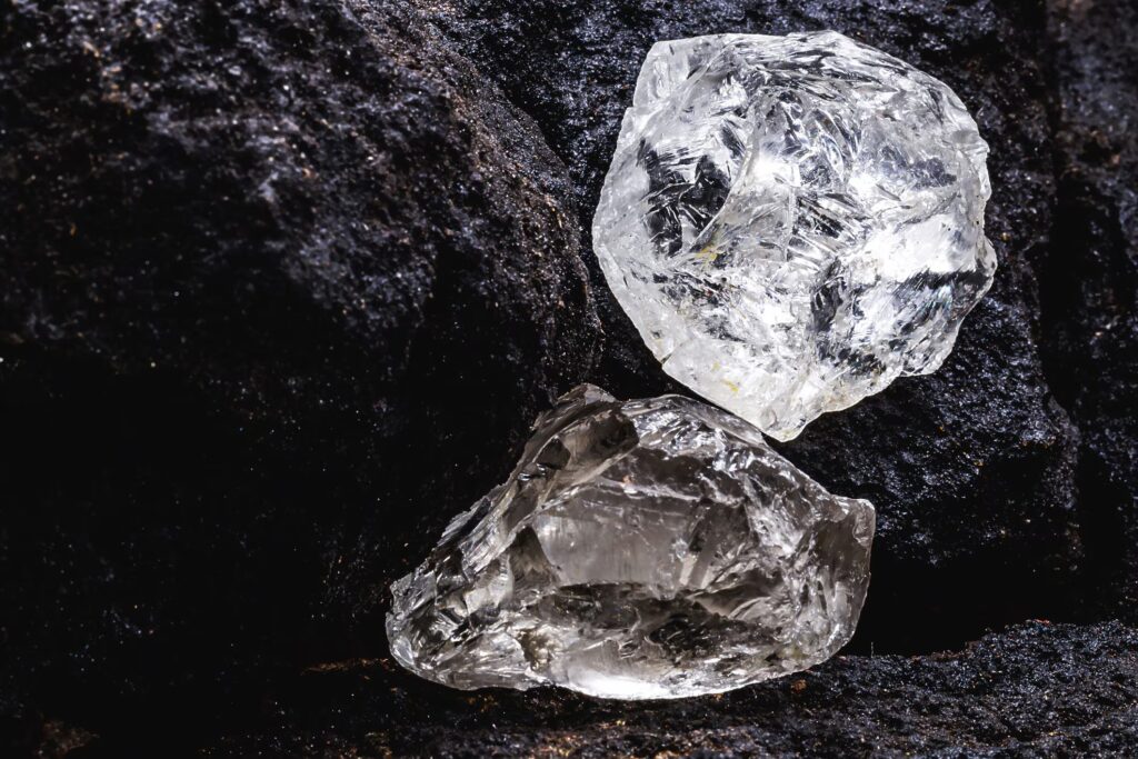 Super-deep diamonds are geological time capsules: they contain minerals never found in nature