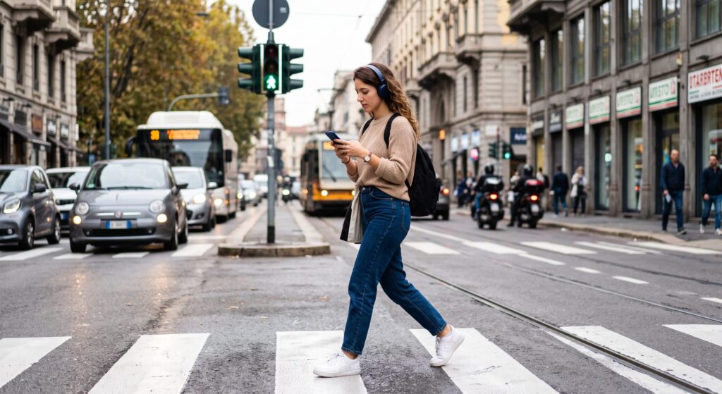 Fine of 75 euros for pedestrians who cross the road with their cell phones: what would change with the new CdS