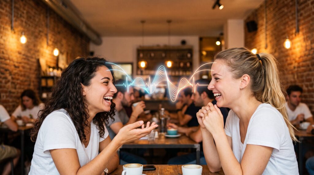 “I was thinking the same thing,” what happens when we sync up with someone