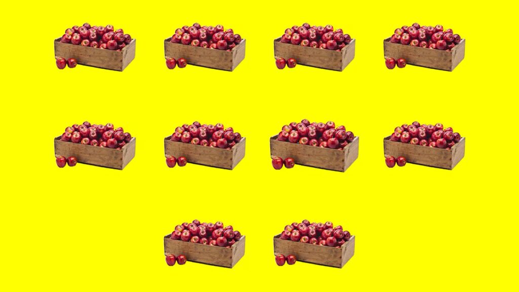 How to find the only 200 gram box of apples with just one weighing: the solution to the puzzle